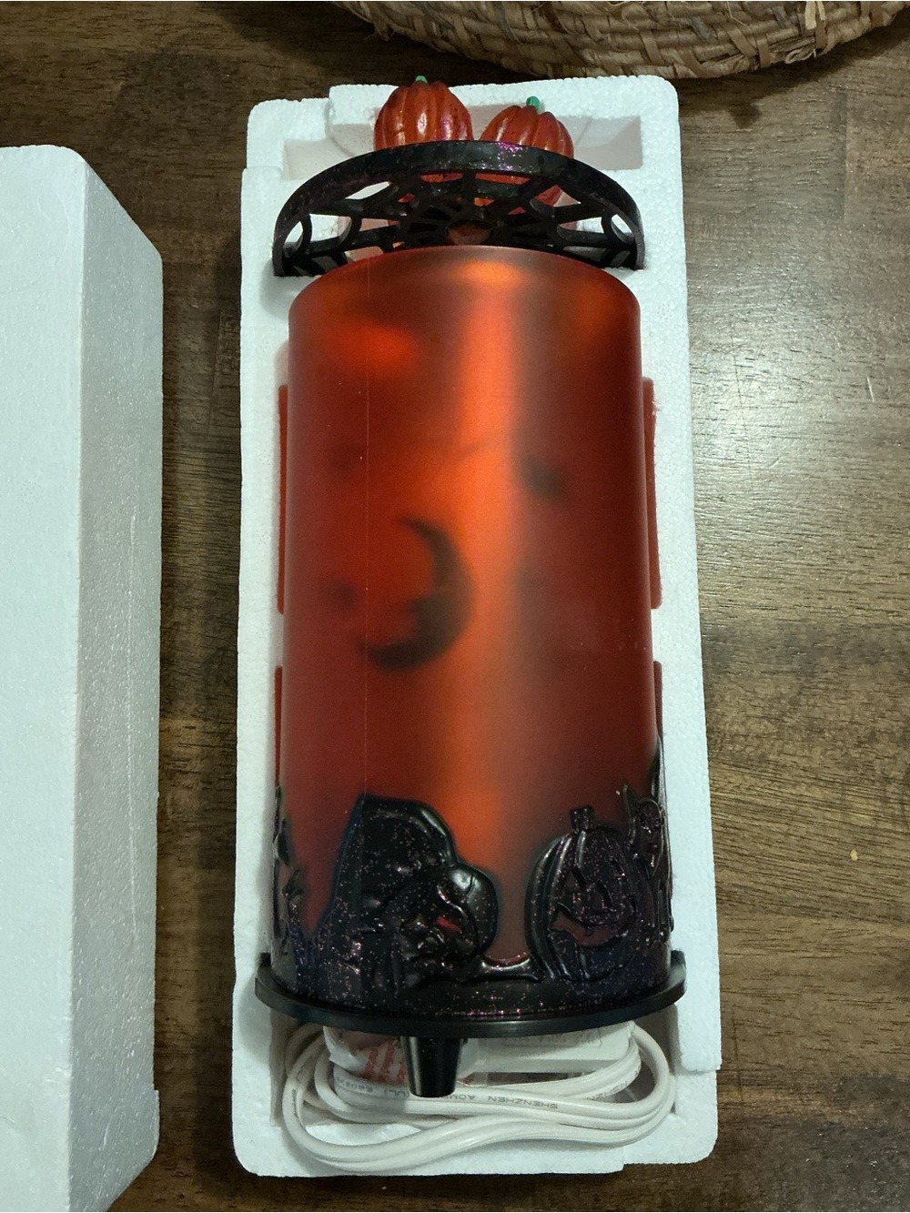 Vintage 1990 Avon Halloween Motion Lamp Spooky Lights Spinning Projection Tested - Picture 5 of 7